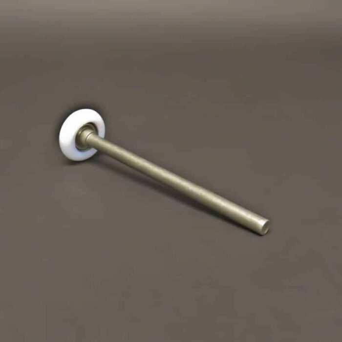 Rol 2"/51mm nylon loopvlak met lange RVS as, 180 mm, 125kg - Afbeelding 3