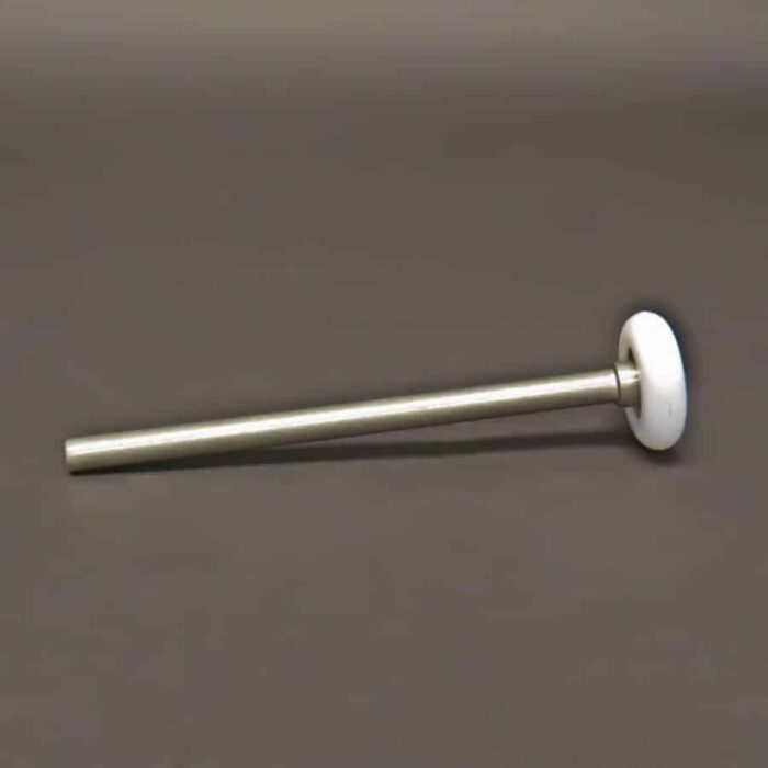 Rol 2"/51mm nylon loopvlak met lange RVS as, 180 mm, 125kg - Afbeelding 6
