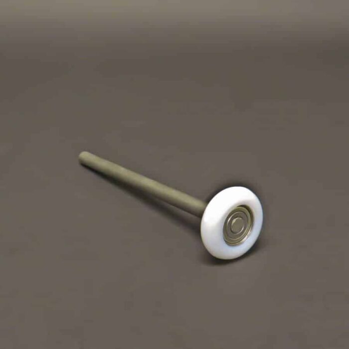 Rol 2"/51mm nylon loopvlak met lange RVS as, 180 mm, 125kg - Afbeelding 7