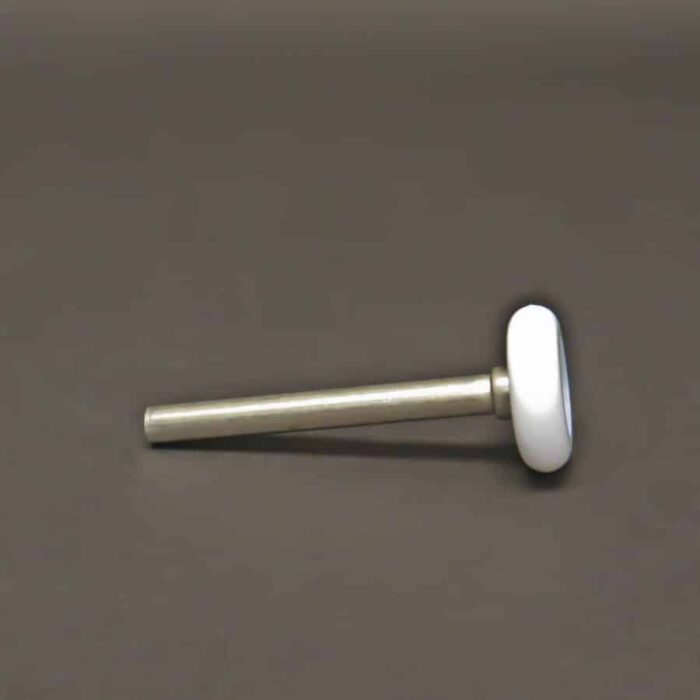 Looprol 2" / 51mm nylon loopvlak met RVS as 100mm, 100kg - Afbeelding 2