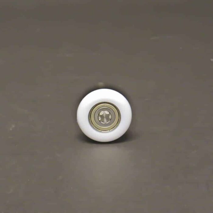 Looprol 2" / 51mm nylon loopvlak met RVS as 100mm, 100kg - Afbeelding 3