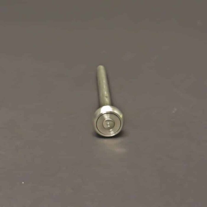 Rol 1"/25mm RVS en lange as 130mm - Afbeelding 2
