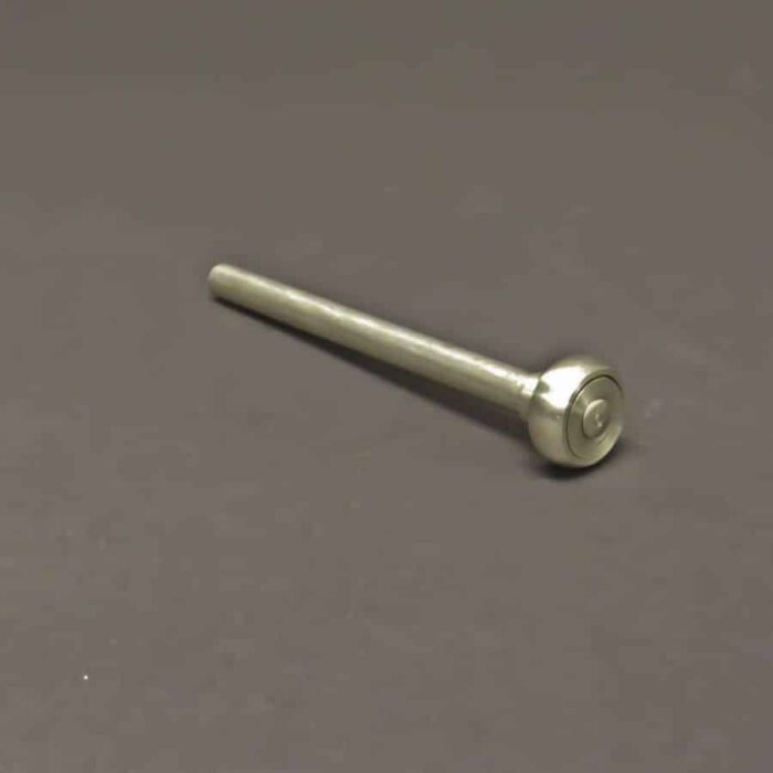 Rol 1"/25mm RVS en lange as 130mm - Afbeelding 3