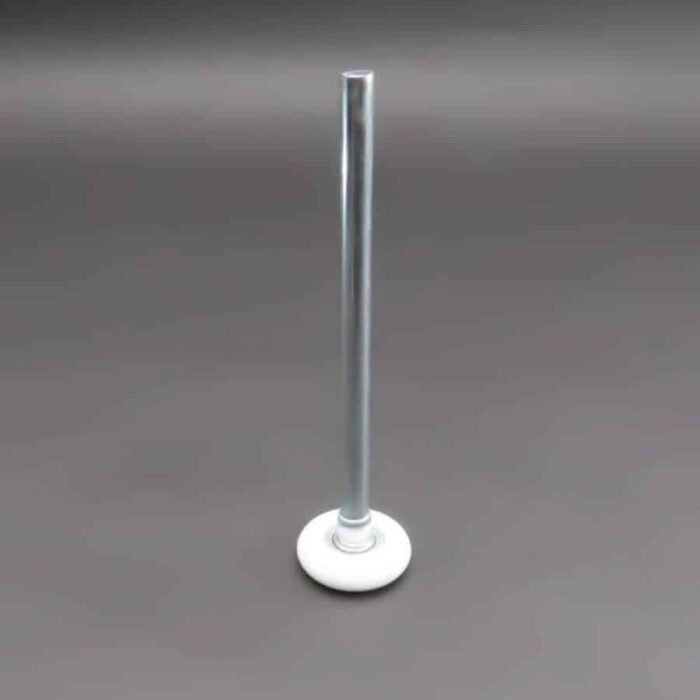 Rol 2" / 51mm nylon loopvlak lange verzinkte as, 180 mm