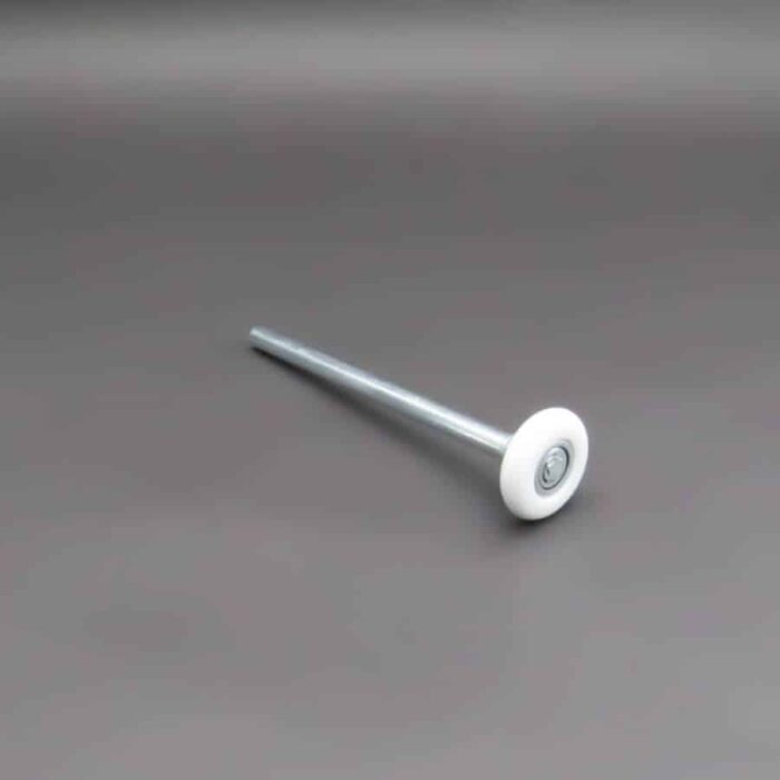 Rol 2" / 51mm nylon loopvlak lange verzinkte as, 180 mm - Afbeelding 4