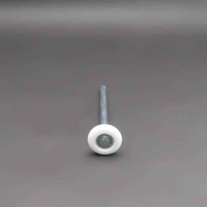 Rol 2" / 51mm nylon loopvlak lange verzinkte as, 180 mm - Afbeelding 3