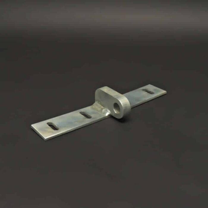 Slobgatenstrip met gaffelnok 80mm cilinder, verzinkt - Afbeelding 2