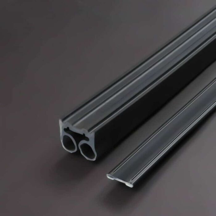 Bodemrubber incl. PVC klemlijst, Siebau L = 2500