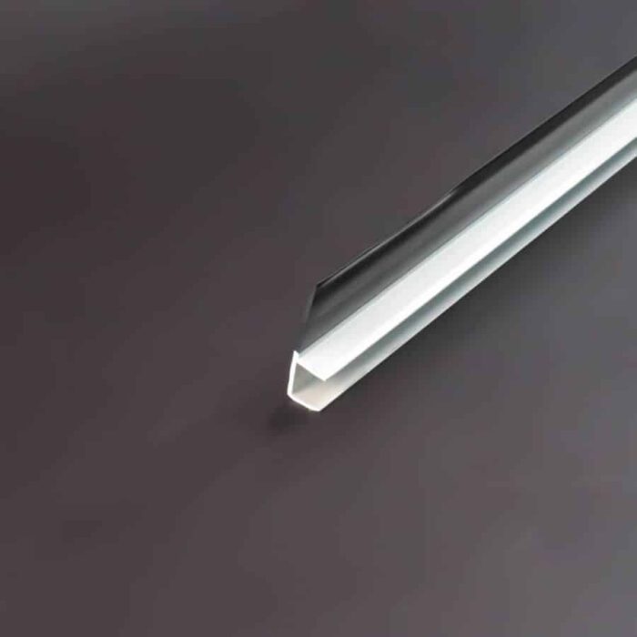 Topafdichting U-profiel 18 mm, L= 2500mm,  FIT/houten roldeur/C4 - Afbeelding 4