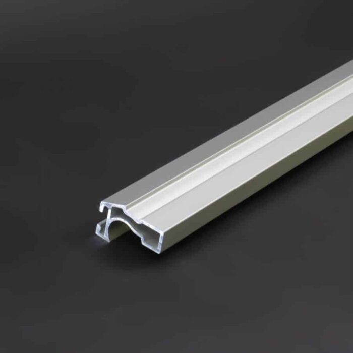 Bodemrubberhouder lgt.2500mm aluminium, Alu Plus - Afbeelding 3