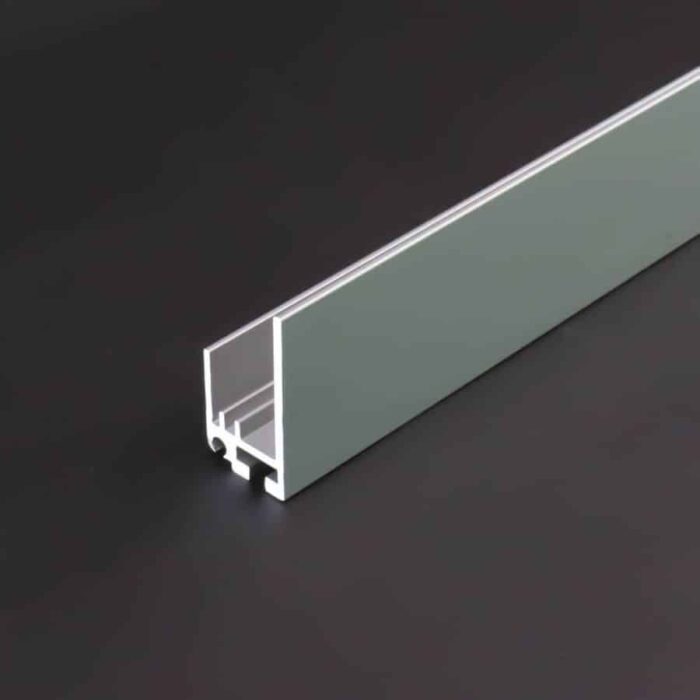 Toprubberhouder lgt.2500mm aluminium, Alu Plus - Afbeelding 4