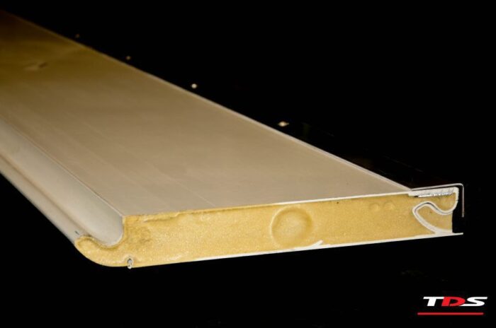 FIT, Husky Bodempaneel 400 x 2500 mm incl. beslag, slot, rubber en rolhouders handbediend