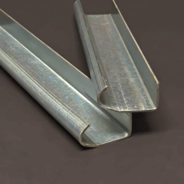 Rail 51mm L = 3500 mm, verzinkt - Afbeelding 2