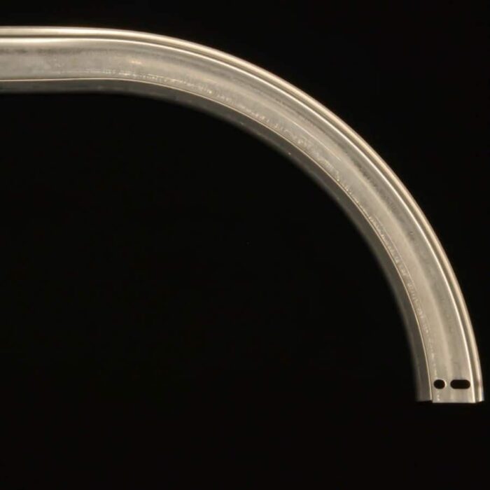 Rail 51mm R bocht R=381mm L= 3500 mm