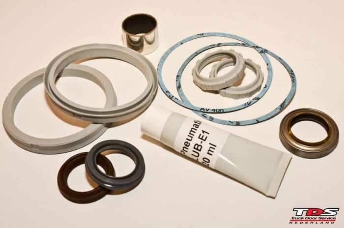 Pakkingset 80mm cil. 8901389745 (zilver) incl. schraapring tbv Bosch/Rexroth cilinder
