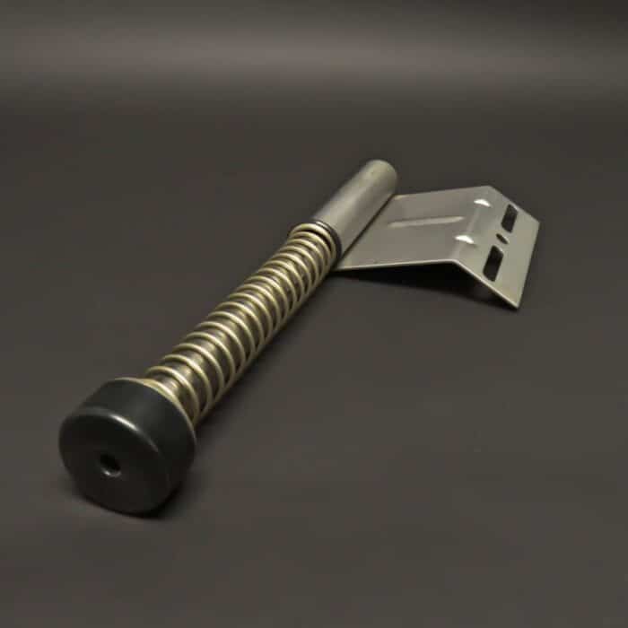 Veerbuffer kort RVS  links