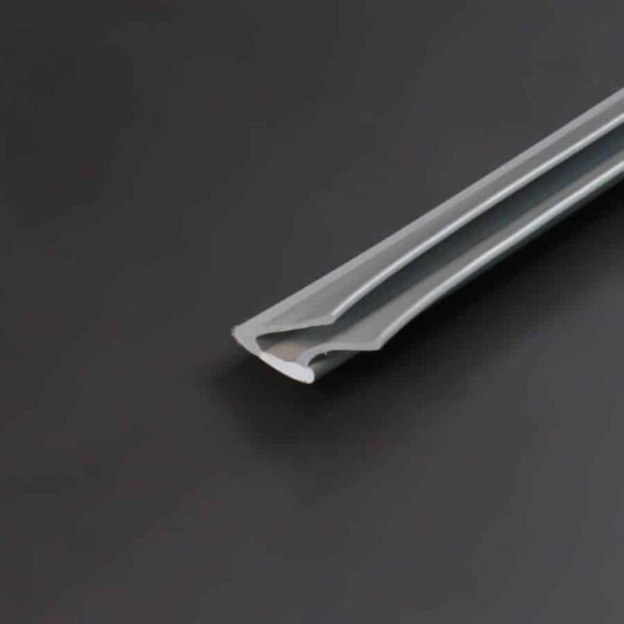 Zijafd. dubbele flap 2440mm wit/grijs ISO/TS50 Coldsaver, Whiting