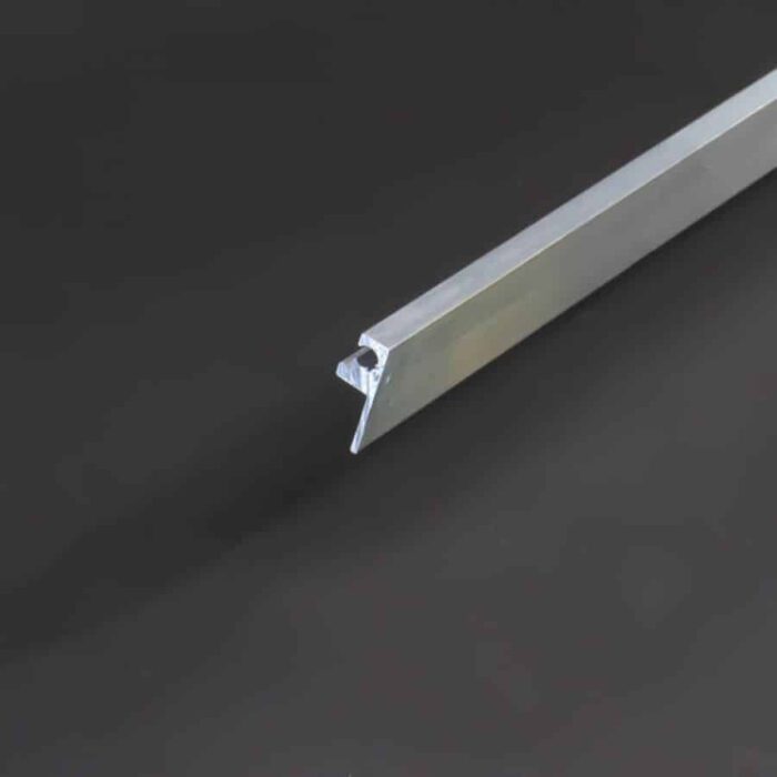 Houder topafdichting lgt.2500mm aluminium, R&B - Afbeelding 2