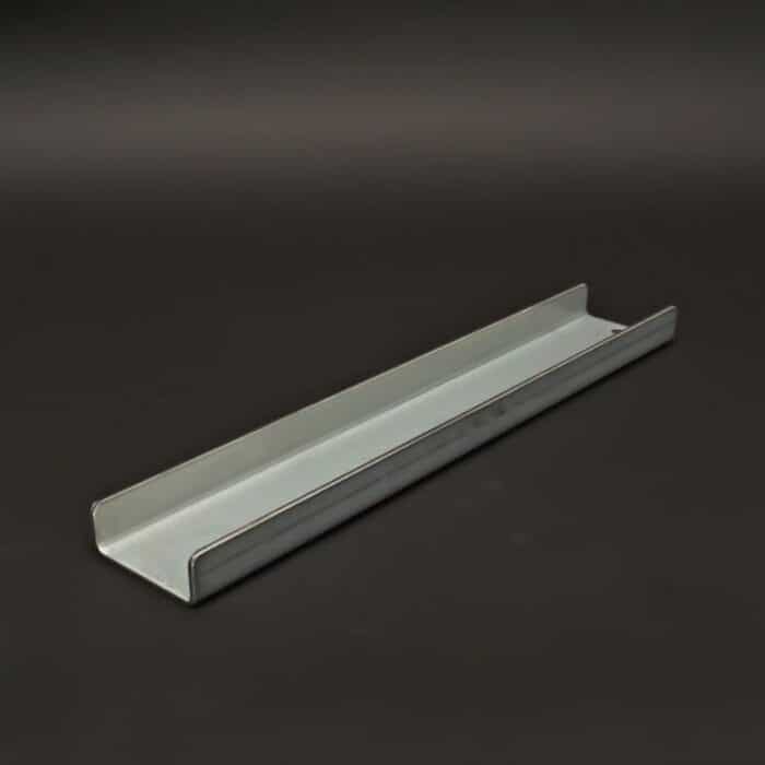 U-profiel voor extra ondersteuning hor. rail pneum. bed., ArP