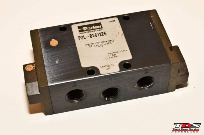5/3 ventiel P2L-BV612EE G1/4 electro/pneum.-dodeman, gesloten middenstand, Parker