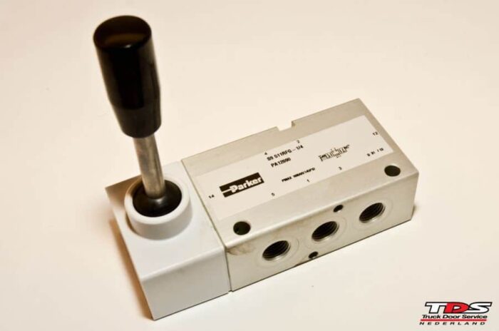 5/3 ventiel gesloten middenstand, joystick veerretour, Parker
