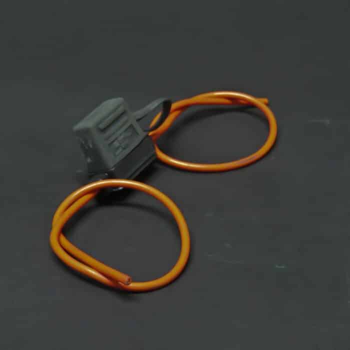 Zweefzekeringhouder 2,5mm2 / rood spatwaterdicht - Afbeelding 3